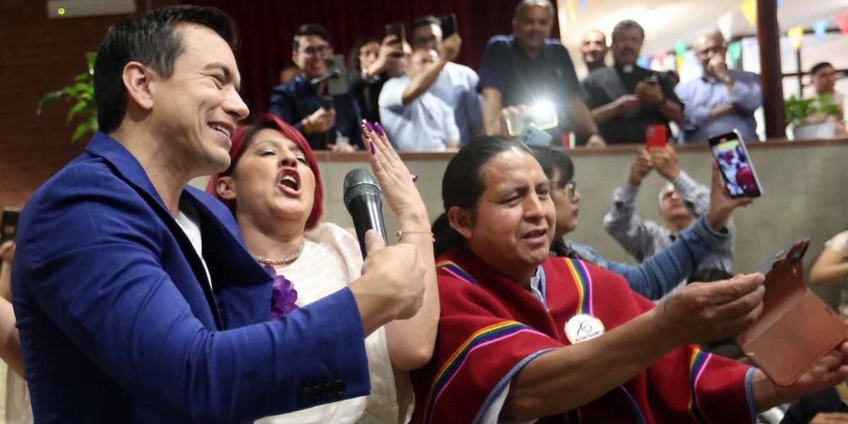 El presidente Daniel Noboa está detrás del voto migrante, cantera del correísmo