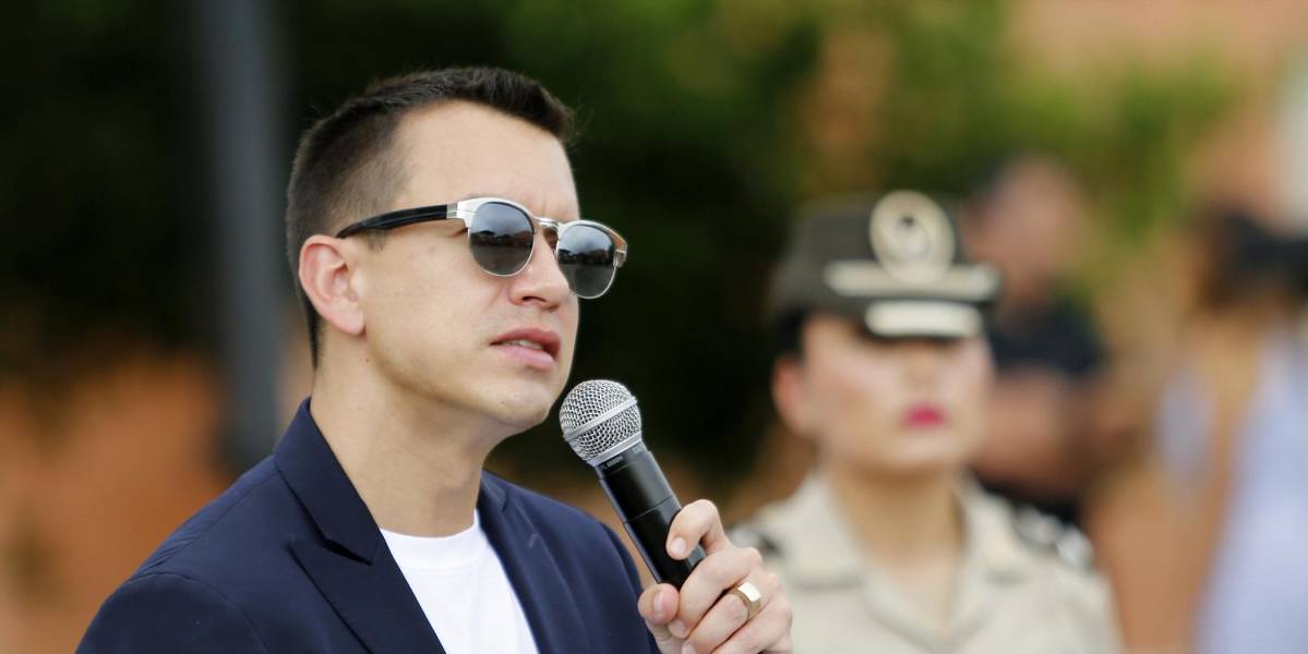 Daniel Noboa ya está en campaña por la consulta popular y el temor es su herramienta de discurso