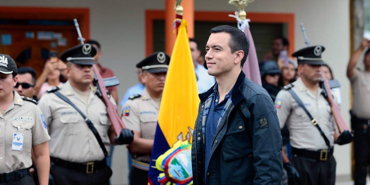 Noboa anuncia la detención de cuatro extranjeros durante las protestas y señala que irán a una cárcel de máxima seguridad