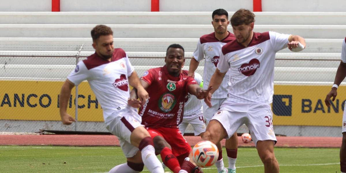 Vinotinto igualó 1-1 con Mushuc Runa, que se mantiene penúltimo en la LigaPro