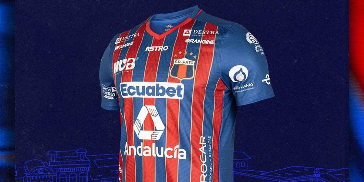 Deportivo Quito presentó sus nuevas camisetas para esta temporada 2024