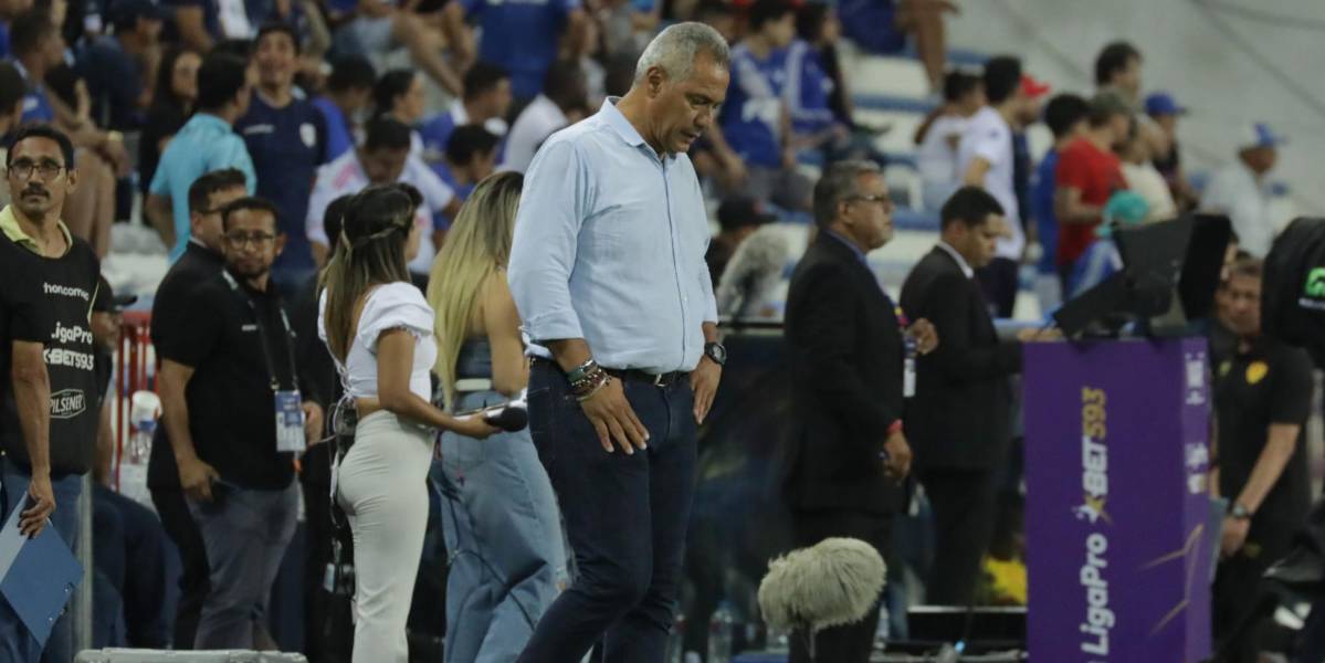 El DT de Emelec analizó el empate ante Aucas: Tuvimos muchas opciones. Entró el gol, pero lo anularon