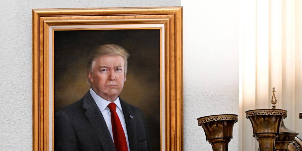 El retrato de Donald Trump en el Capitolio de Colorado fue retirado tras sus quejas