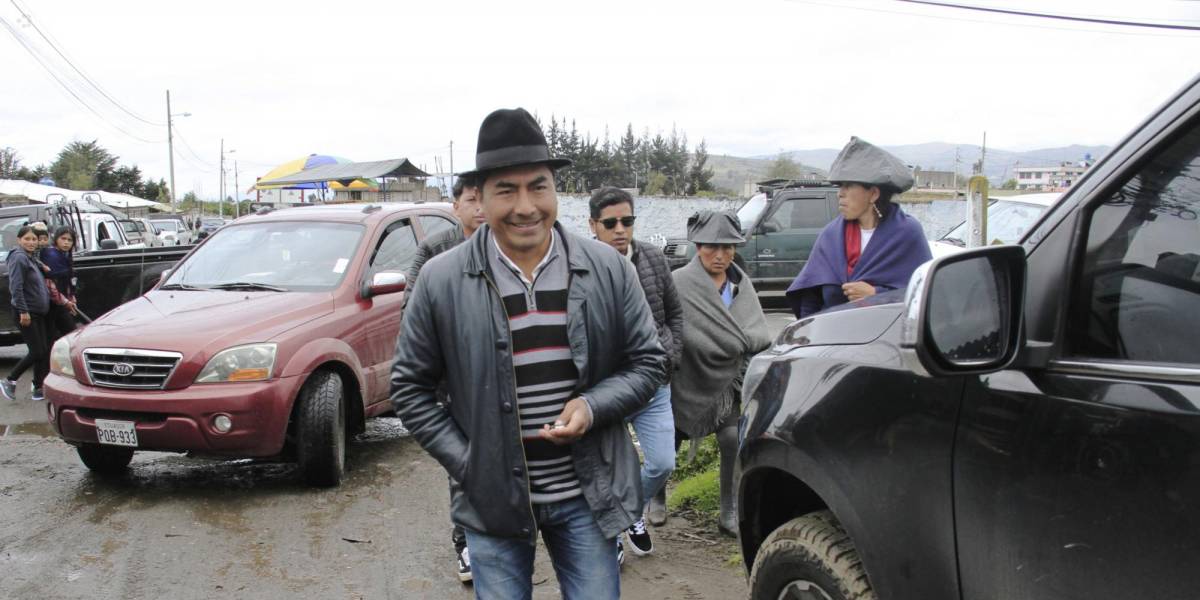 Leonidas Iza puede reelegirse para la presidencia de la Conaie, pero su figura tambalea y otros nombres buscarán reemplazarlo