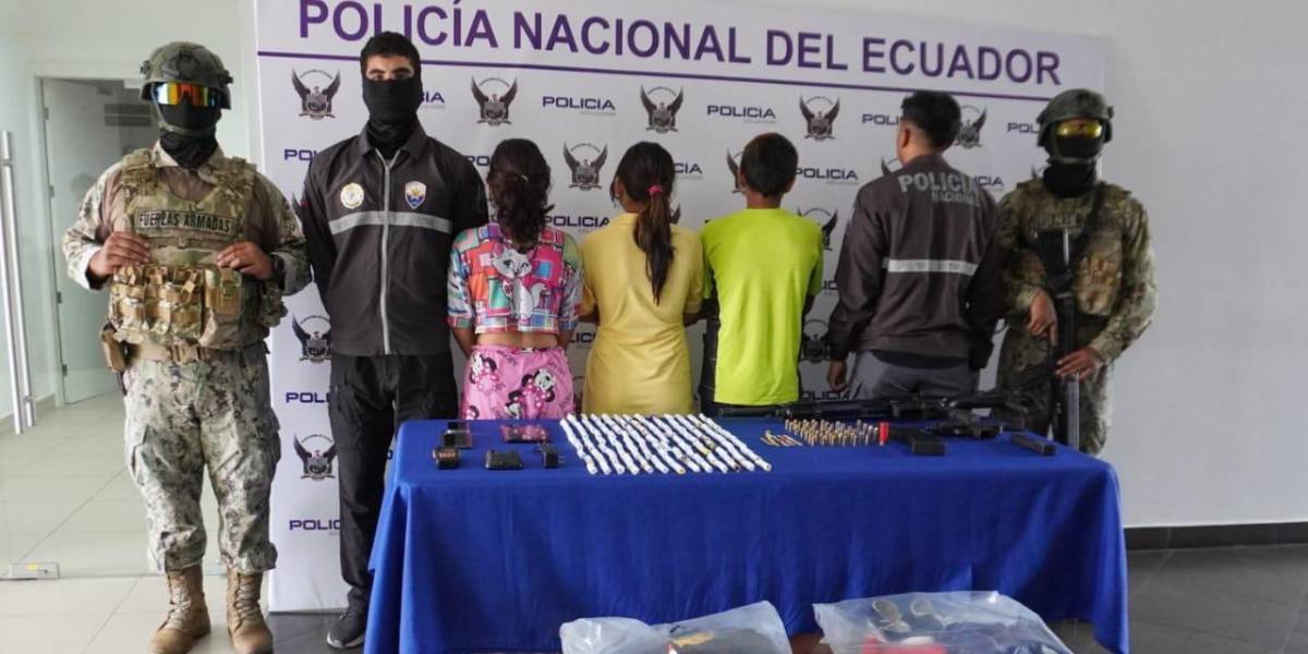 Tres adolescentes son detenidos por el asesinato de un marino en el sur de Guayaquil