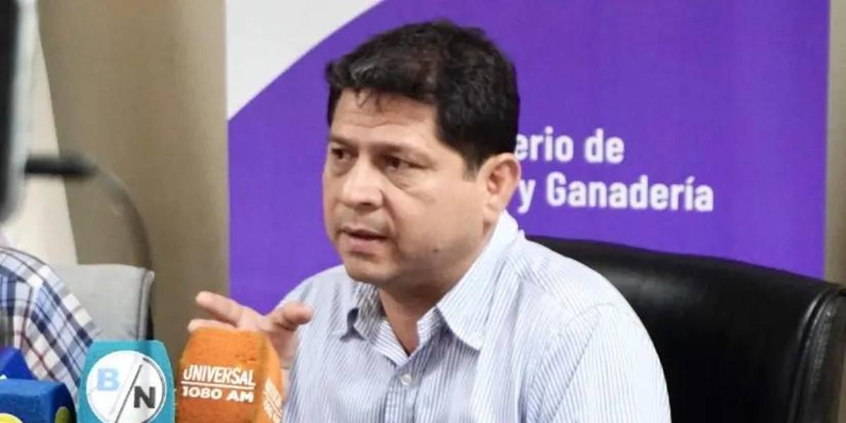 Danilo Palacios deja el Ministerio de Agricultura tras poner su renuncia a disposición