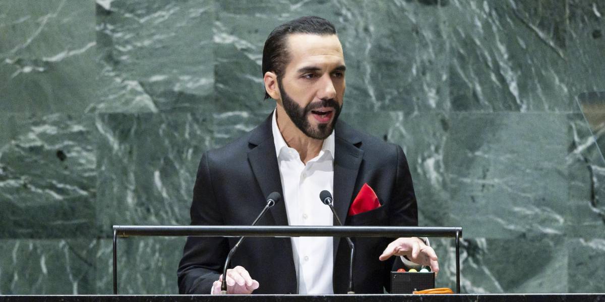 Bukele en la ONU: El Salvador ya no es capital mundial de la muerte
