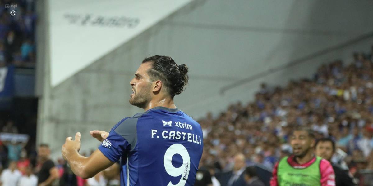 Facundo Castelli será baja en Emelec para la siguiente fecha de Liga Pro