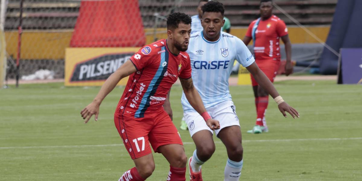 Amargo empate para El Nacional en su duelo contra Universidad Católica en el Olímpico Atahualpa