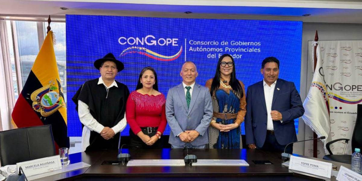 Clemente Bravo y Roberta Zambrano, afines a Daniel Noboa, comandarán el Congope