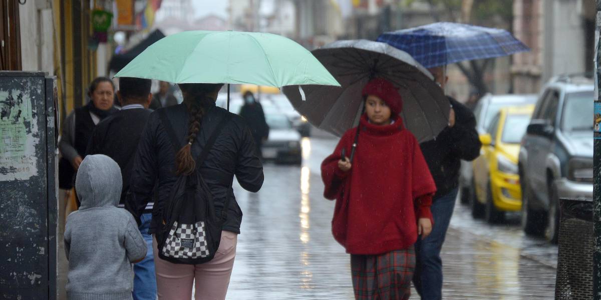 Las lluvias se mantienen en todo el Ecuador, aunque con menor intensidad