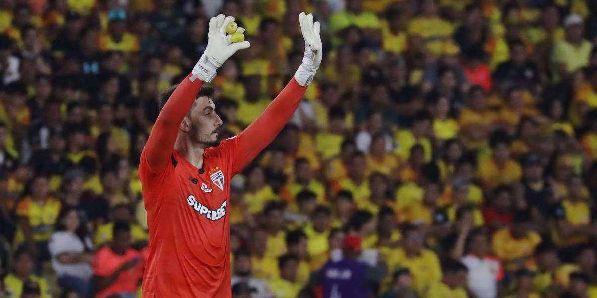 Rafael, arquero de Sao Paulo que atajó contra Barcelona SC en Libertadores, es convocado por Brasil para la Copa América
