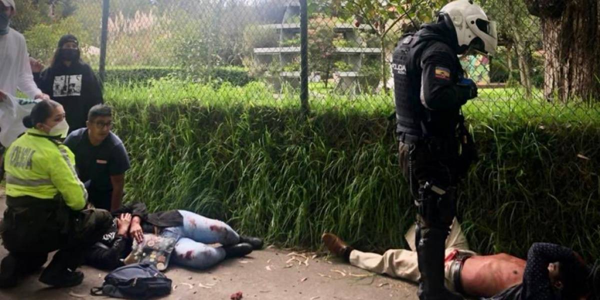 Turista hondureño evita que un hombre mate a una mujer en el parque La Carolina, en Quito