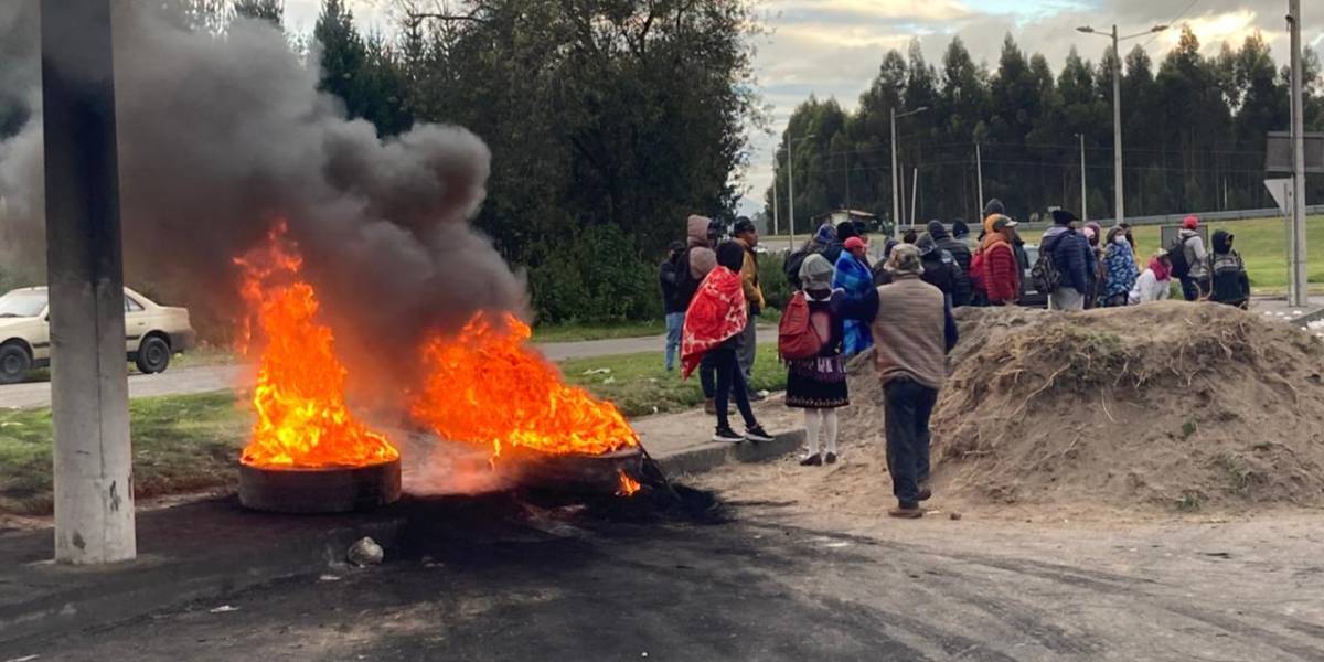 Movilizaciones en Ecuador: conozca las vías cerradas en la Sierra y Amazonía hasta las 17:00