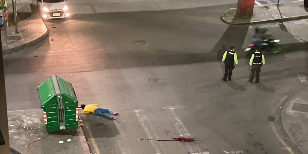 Un joven murió y otro quedó herido tras balacera en centro de Ambato