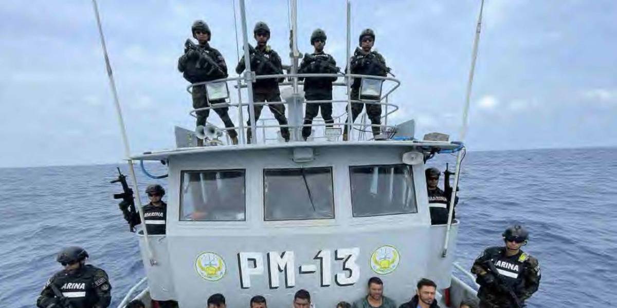 Seis ecuatorianos fueron detenidos por narcotráfico en las costas de El Salvador