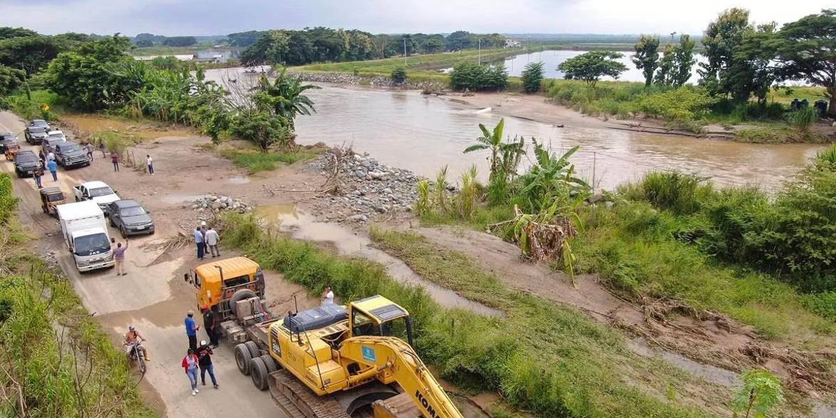 Balao, declarado en emergencia por el desbordamiento de un río