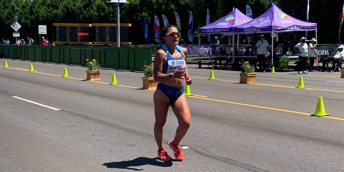 La peruana Kimberly García ganó y Morejón llegó 19 en los 20 km marcha