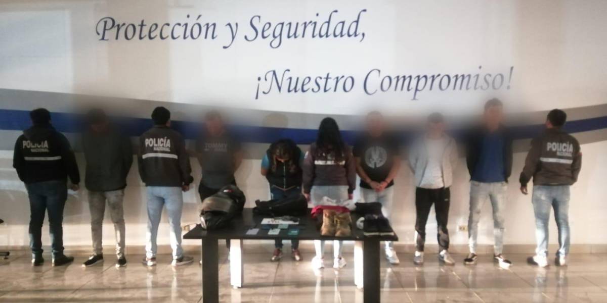 Quito: cinco presuntos sacapintas fueron detenidos por la Policía Nacional
