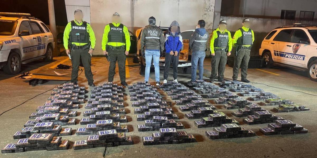 Tres millones de dosis de cocaína decomisó la Policía en Tulcán
