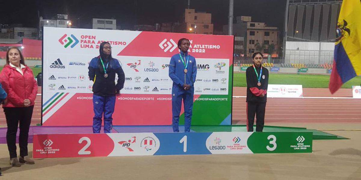 Kiara Rodríguez logra medalla de oro en el Open de Paratletismo en Lima