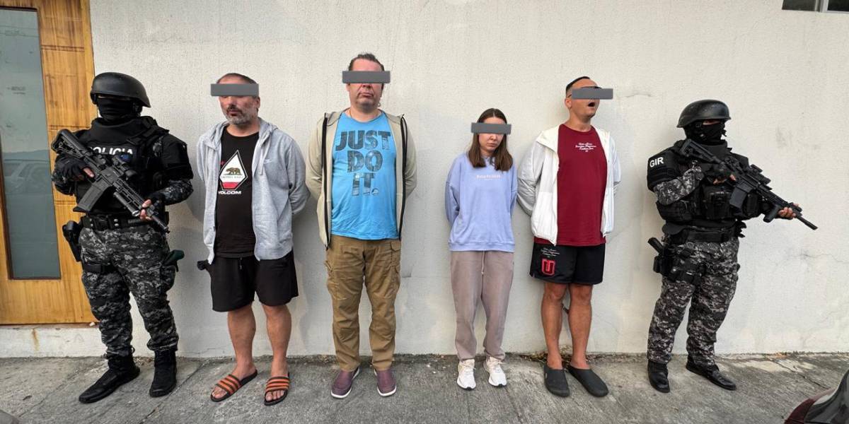 Un ucraniano, un georgiano y dos rusos son detenidos en Daule con armas y explosivos