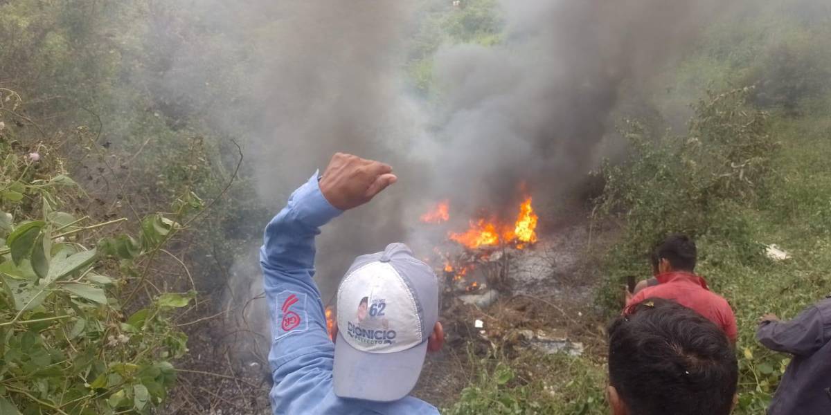 Un helicóptero de la Marina se estrelló en Santa Elena; dos tripulantes fallecieron