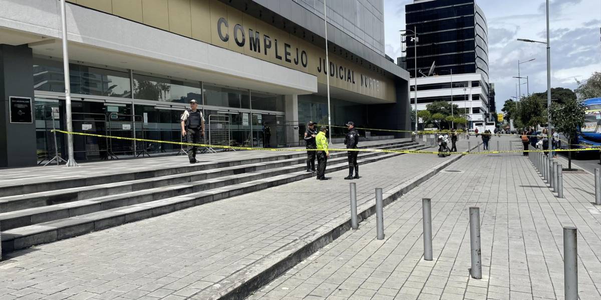 Una alerta de amenaza de bomba se registró en el Complejo Judicial Norte de Quito