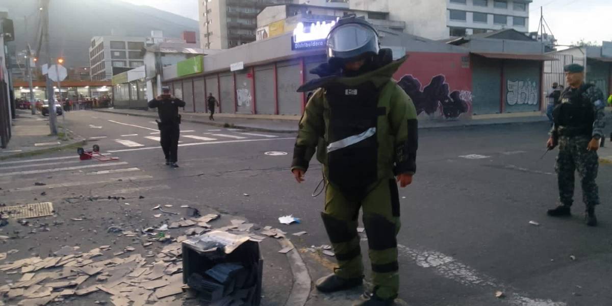 Iñaquito: alerta por presunto explosivo en las inmediaciones del Complejo Judicial Norte