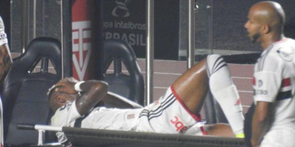 Robert Arboleda sufre escalofriante lesión en Sao Paulo