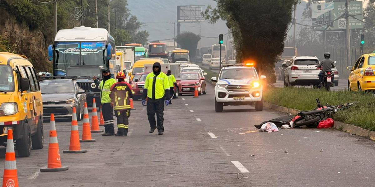 Una motociclista falleció en siniestro de tránsito en la Panamericana Norte