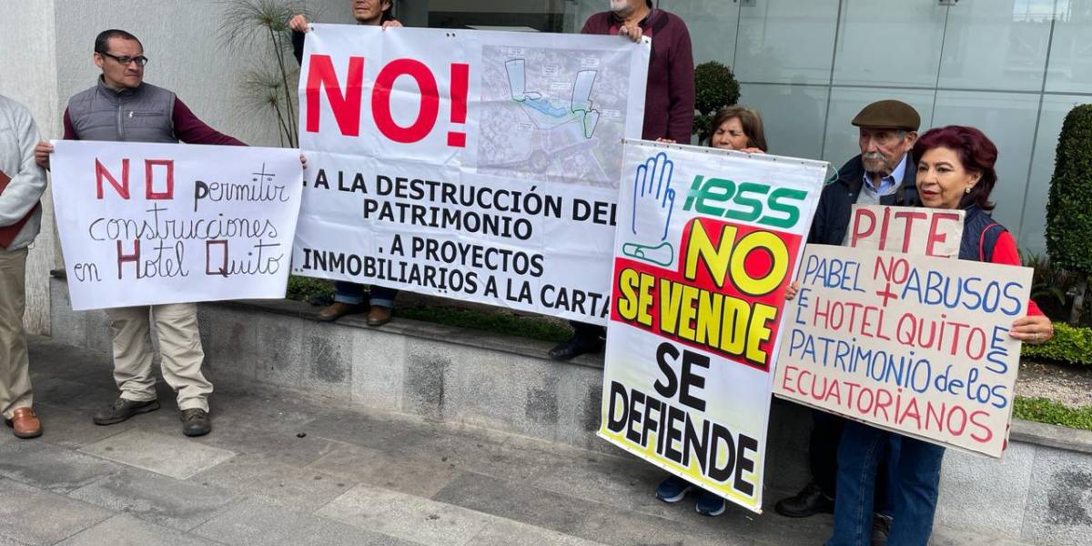 Organizaciones sociales presentaron medidas cautelares para defender al Hotel Quito