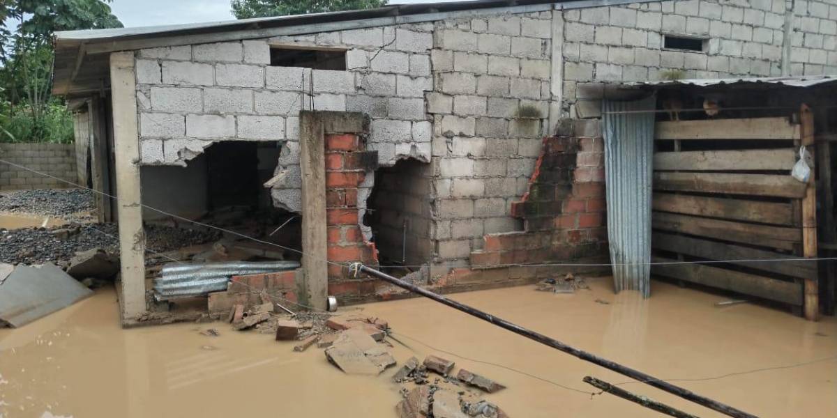 Guayas: desbordamientos de ríos causan afectaciones en Salitre, Naranjito, Naranjal y Samborondón