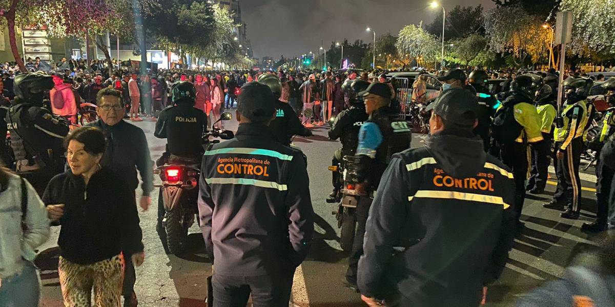 Quito: miles de libadores se concentraron en la av. De los Shyris, el 2 de diciembre