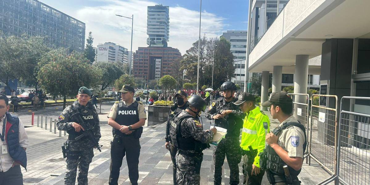 Quito: Policía verifica una posible amenaza de bomba en el Complejo Judicial Norte