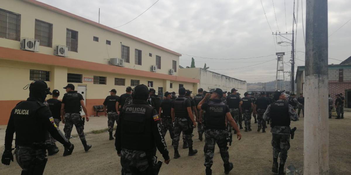 Más de 900 policías y militares resguardan la Penitenciaría del Litoral