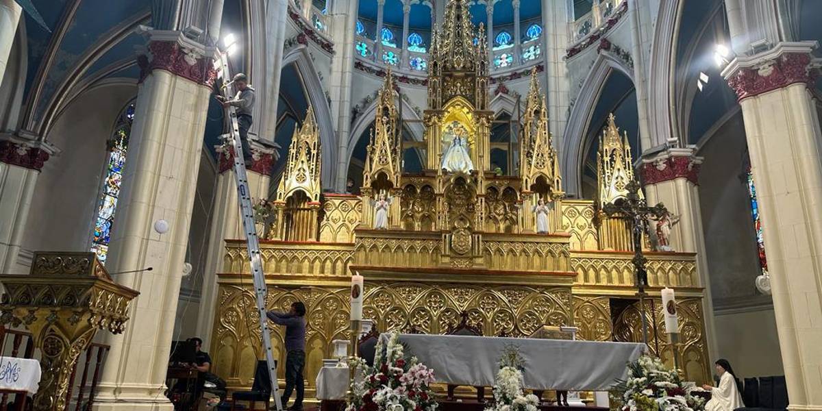 La peregrinación de la Virgen de El Cisne en Loja empezó este 23 de agosto