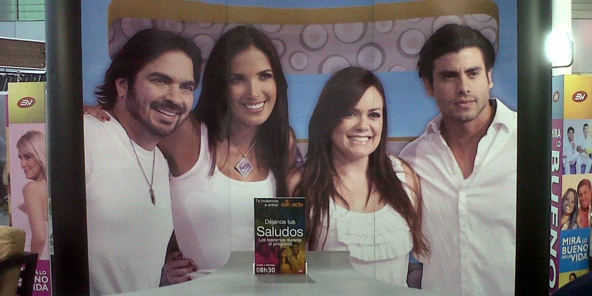 Todo sobre tus programas favoritos de Ecuavisa en un stand que espera por ti