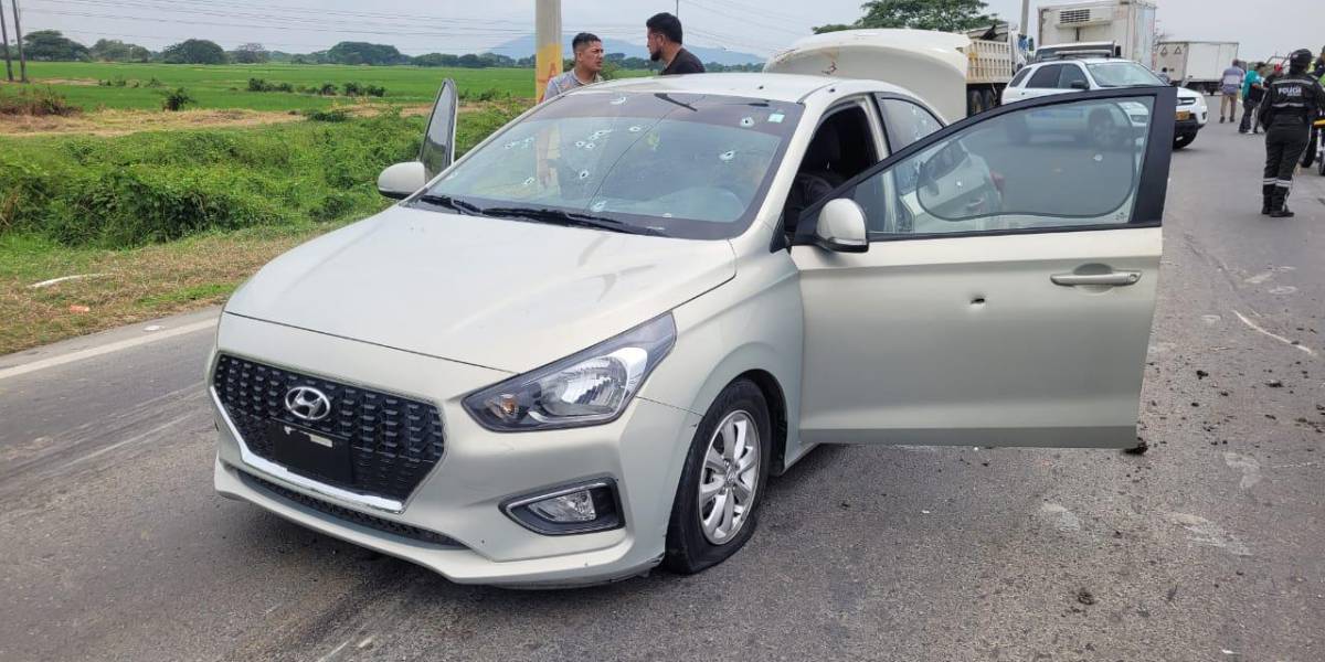 Dos policías fueron asesinados cerca del recinto San Gil, vía a Samborondón