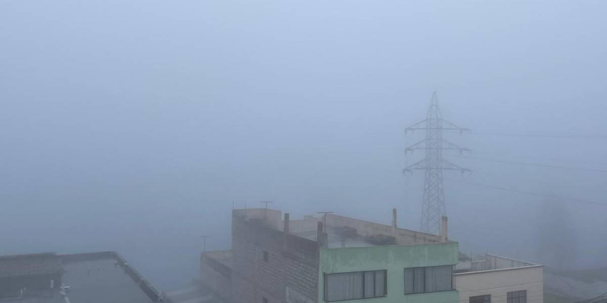Quito amaneció con frío y neblina, este 5 de marzo