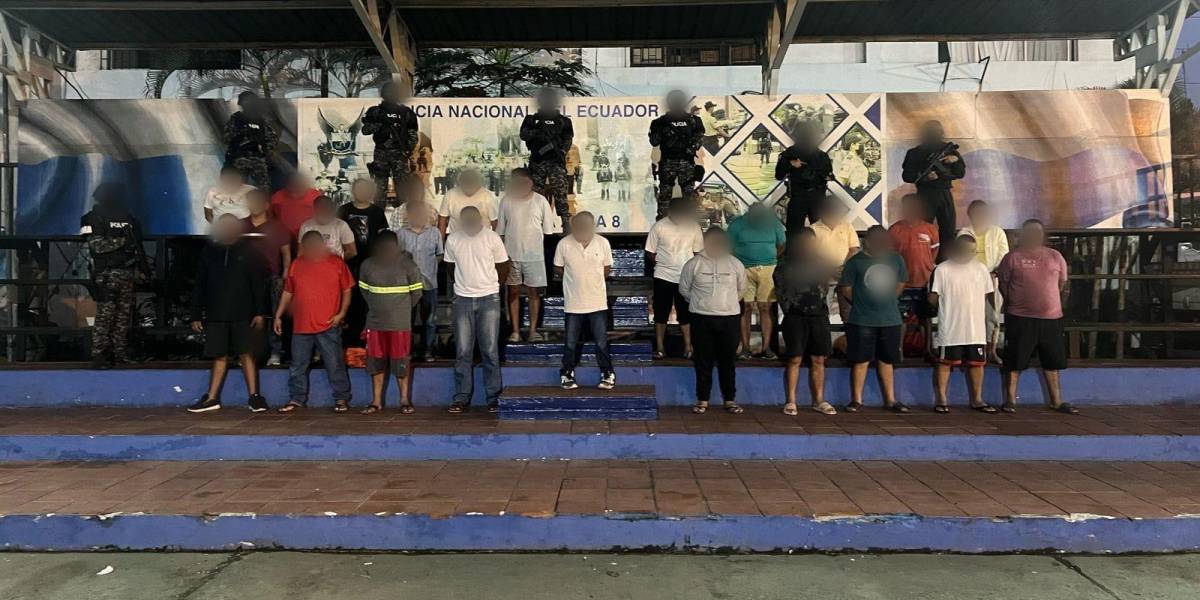 Red narco desmantelada en Ecuador: 28 de 35 detenidos recibieron prisión preventiva