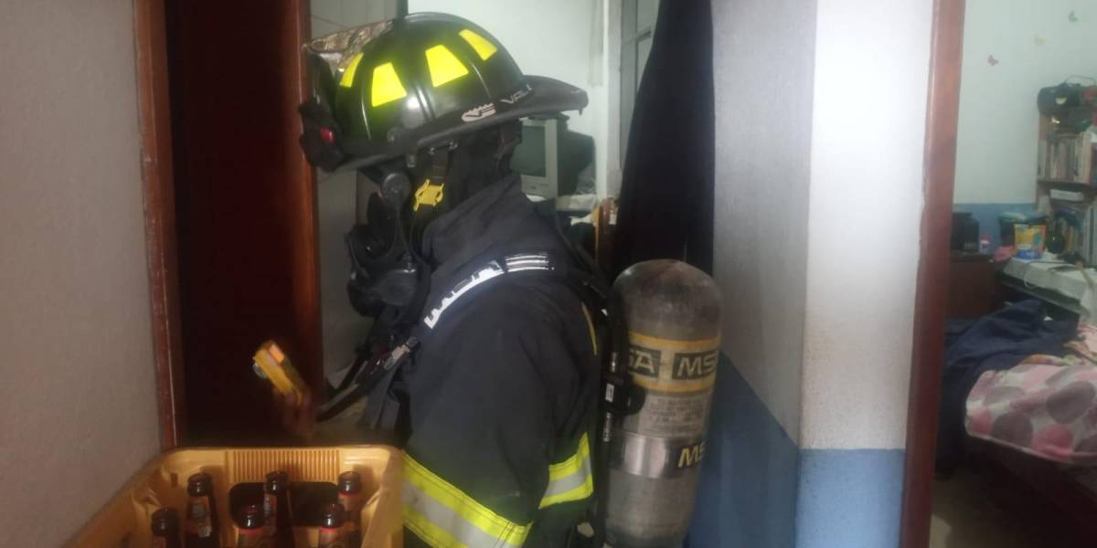 Quito: dos fallecidos por fuga de gas al interior de una vivienda