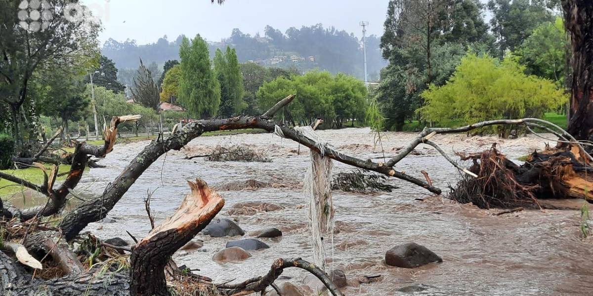 Ríos en Cuenca se desbordaron; hay decenas de familias afectadas