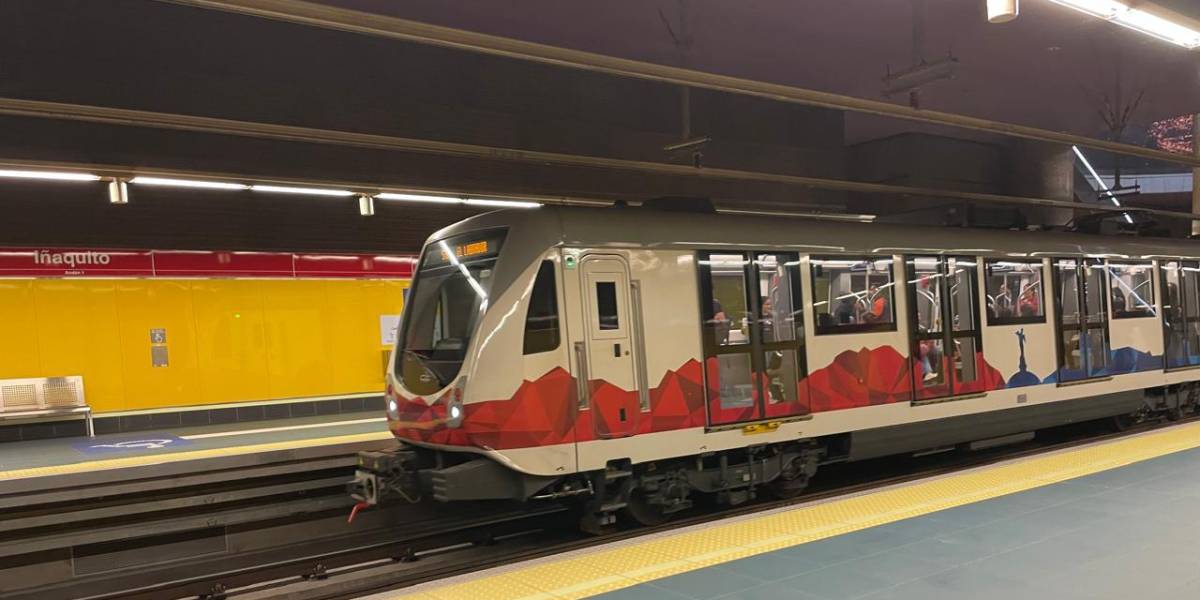 El Metro de Quito espera que el tren número 16 se una a la operación comercial a finales de julio de 2025