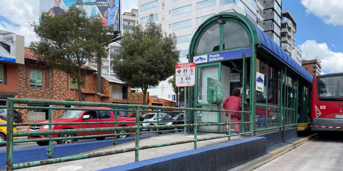 Quito: parada Bellavista de la Ecovía se cerrará desde el miércoles 26 de octubre