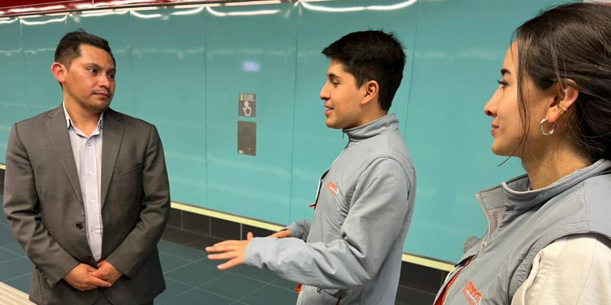Metro de Quito: ¿cuál es la labor de los guías educativos y los gerentes de las estaciones?