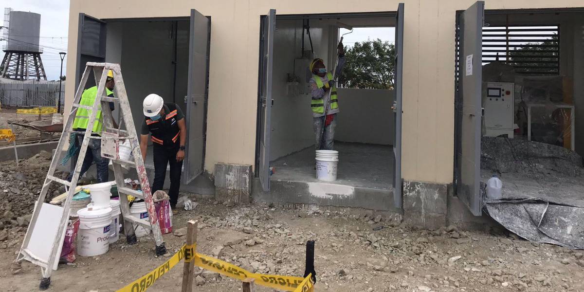 Construcción del Hospital de Pedernales ha avanzado un 63%
