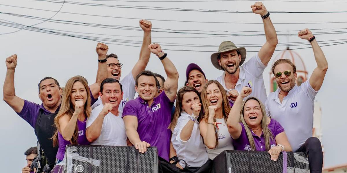 Tras el triunfo de Noboa, la bancada de ADN se consolida como oficialismo y tendrá mayor posibilidad de maniobra