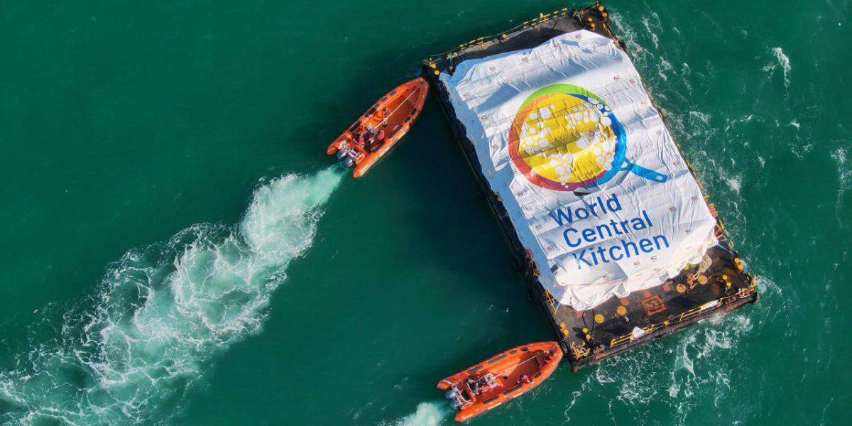 Gaza recibe víveres por mar y aguarda posible tregua entre Hamás e Israel