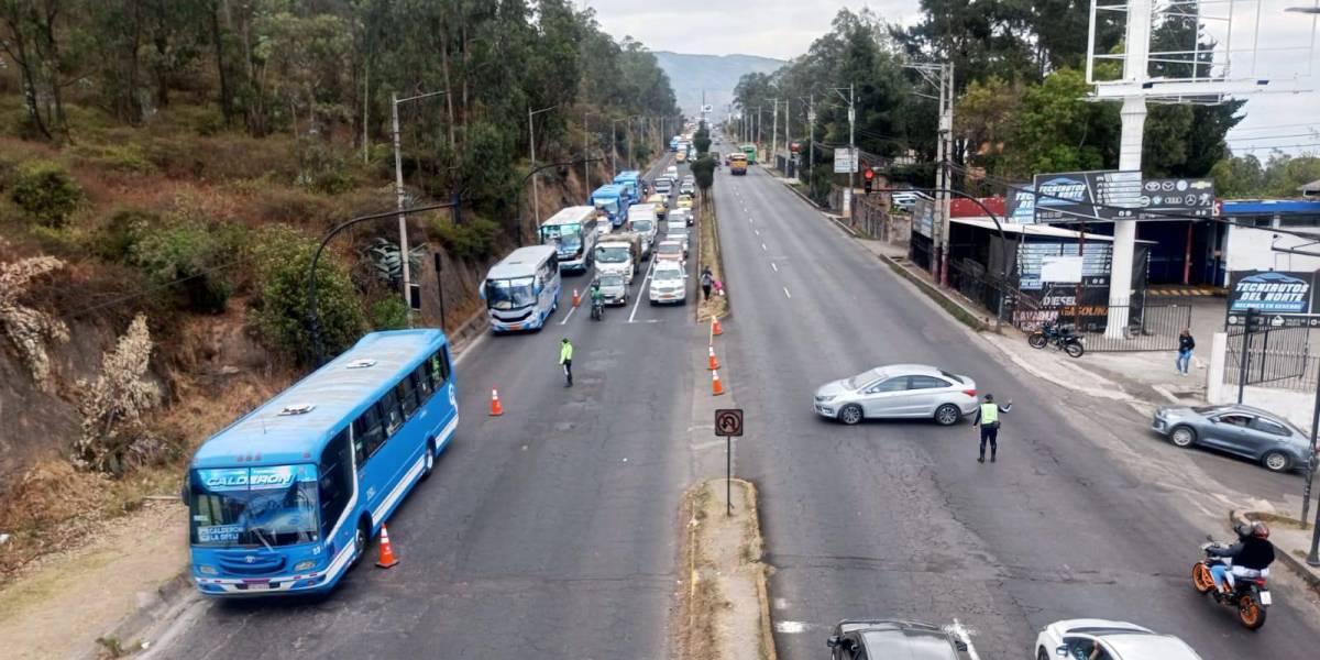 Quito: un carril solo para bus se habilita en la semana de la movilidad